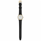 Renato Gold-Tone Roman Numeral Quartz Dress Watch - Requires a Battery