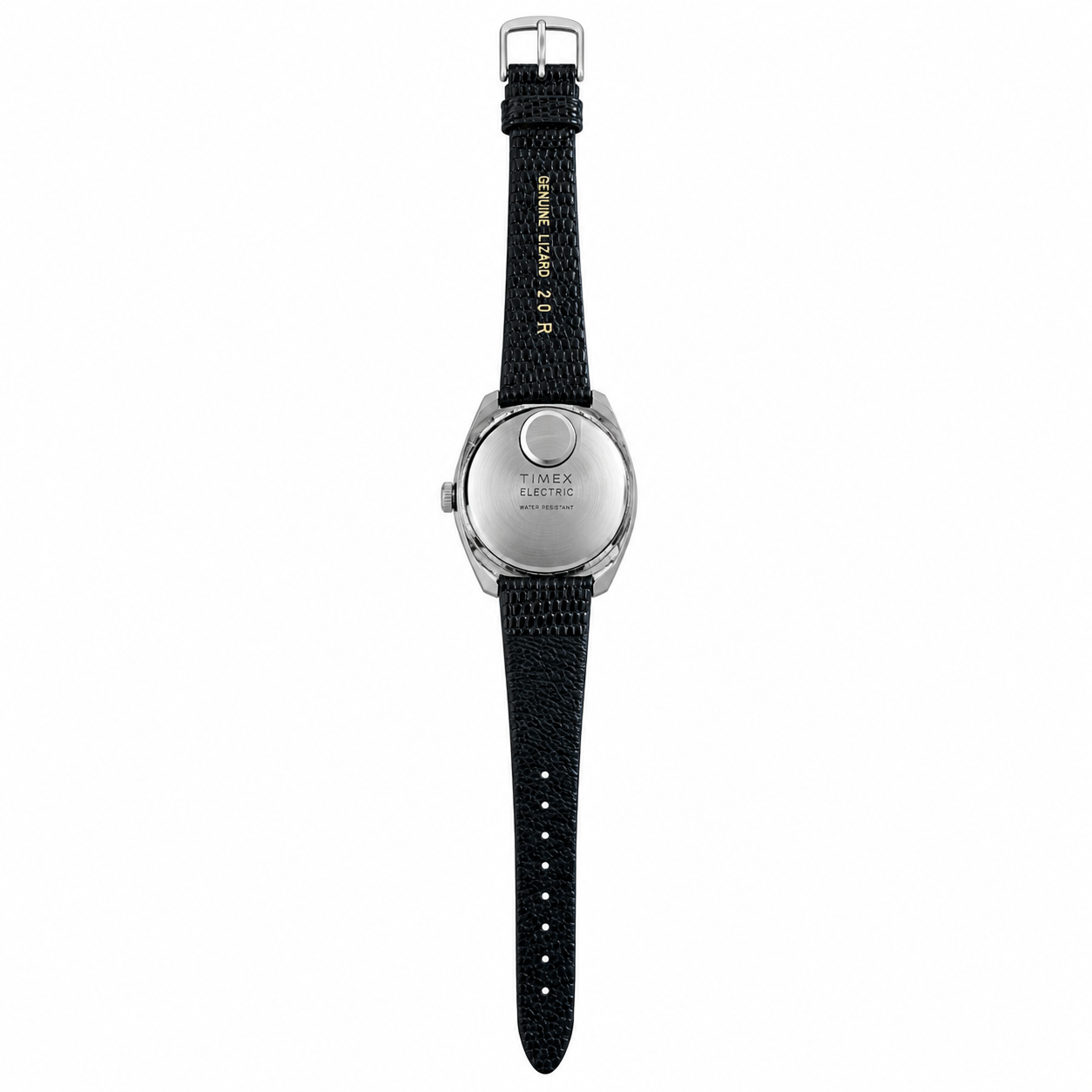 Vintage Timex Electric Dynabeat Black Dial Date Watch - Requires a Battery