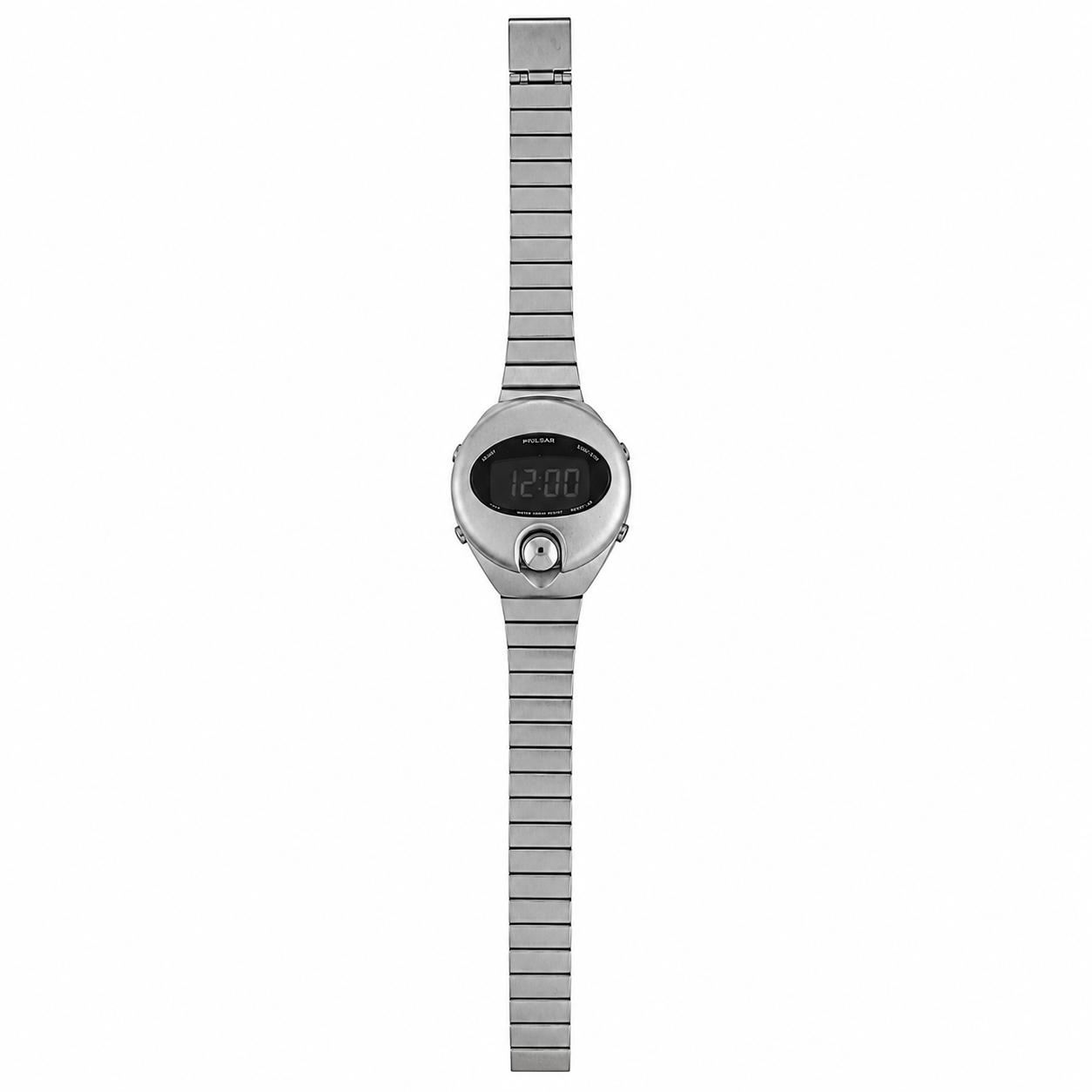 Vintage Pulsar Spoon Stainless Steel Digital Quartz Watch - Requires a Battery