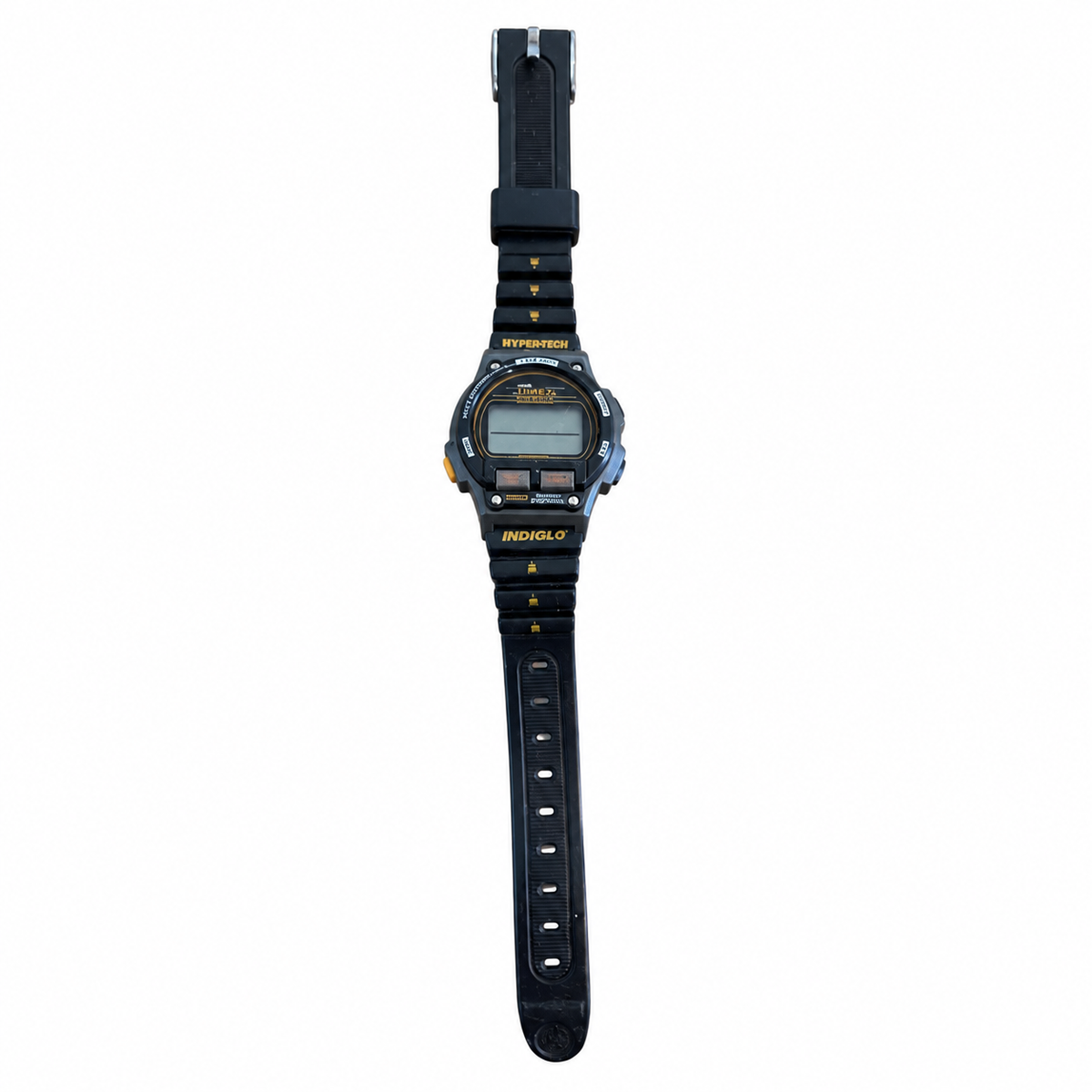 Vintage Timex INDIGLO Black Digital Sports Watch - Battery Required