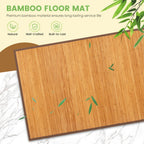 JazzyFloors Bamboo 0036 Contemporary Natural Area Rug