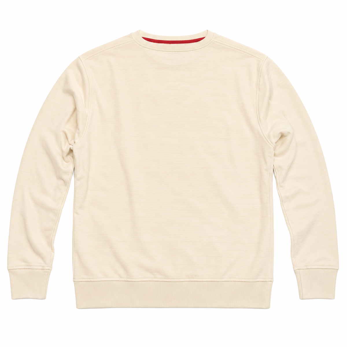 Five Four Men’s Cream Crewneck Sweatshirt Long Sleeve Size L