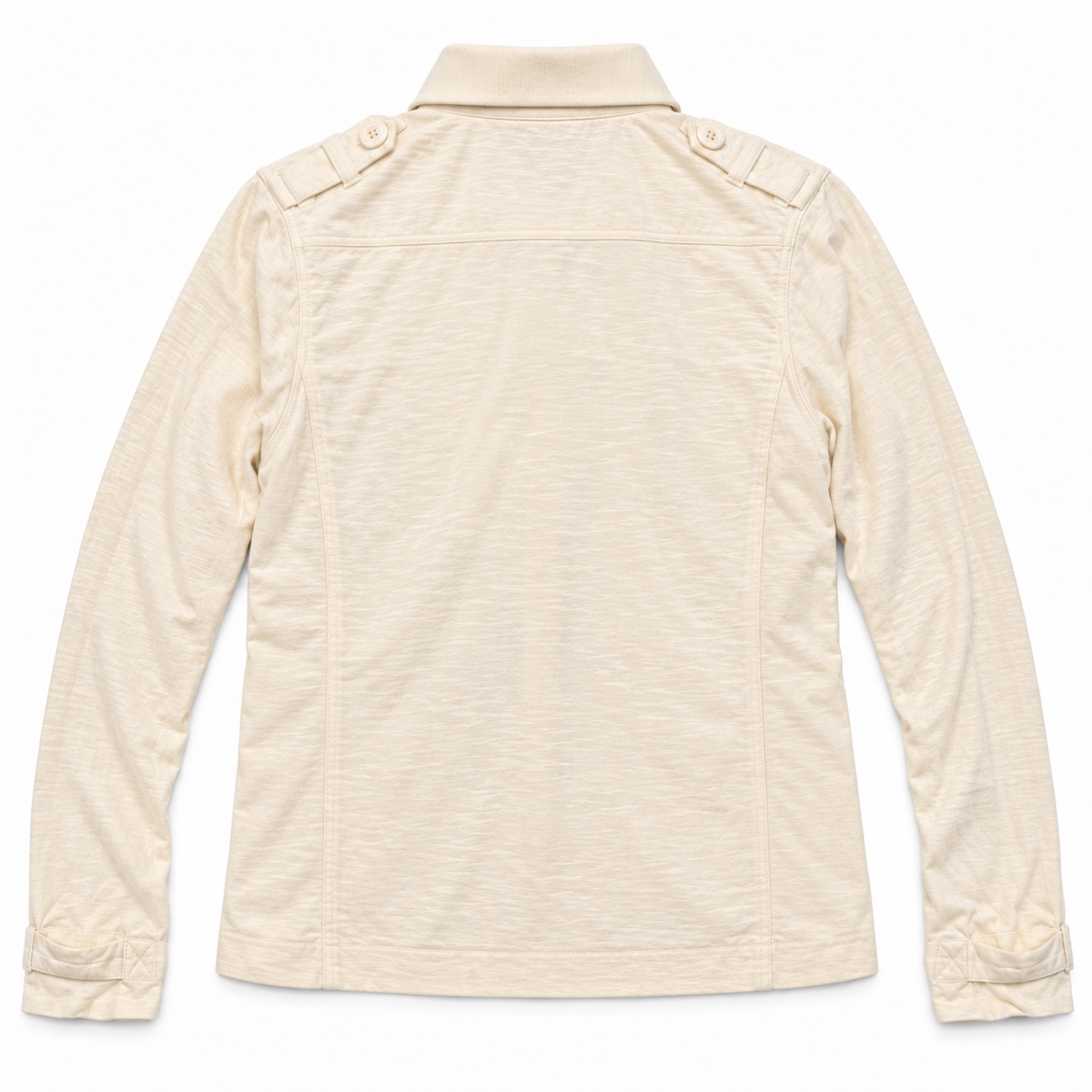 Five Four Men’s Cream Utility Field Jacket Zip Front Size M