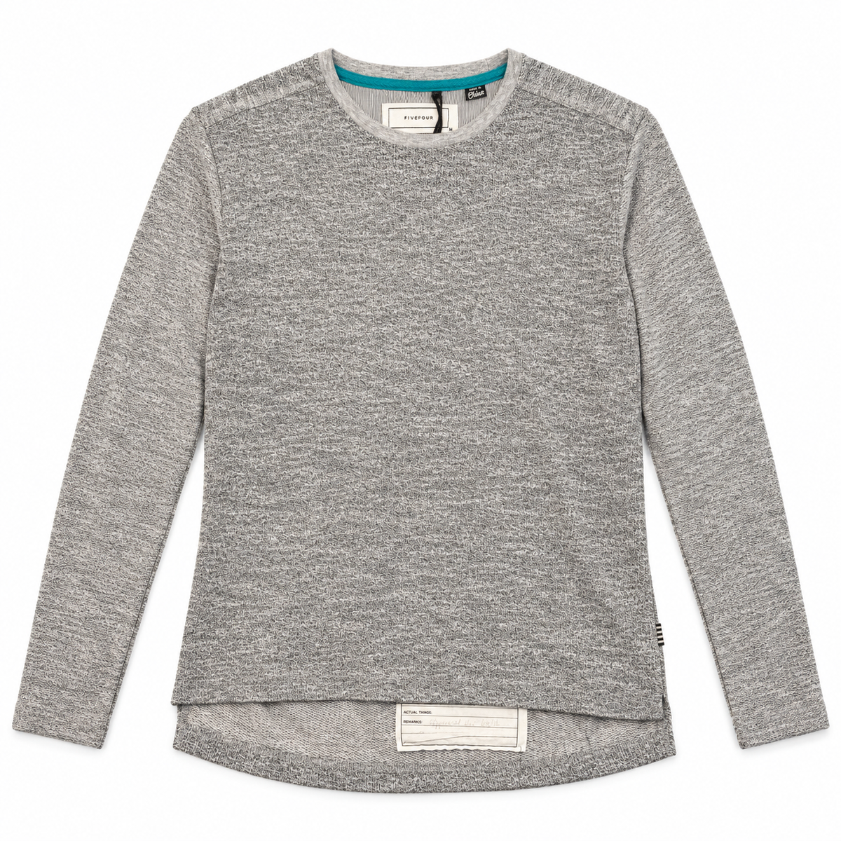 Five Four Men’s Gray Marled Long Sleeve Crewneck Shirt Size M NWT