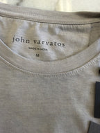 John Varvatos Peace Embroidery Tee - Pavement