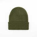 San Diego Hat Company Roseanne Beanie – Women's Waffle Knit Cuffed Hat, Olive, One Size
