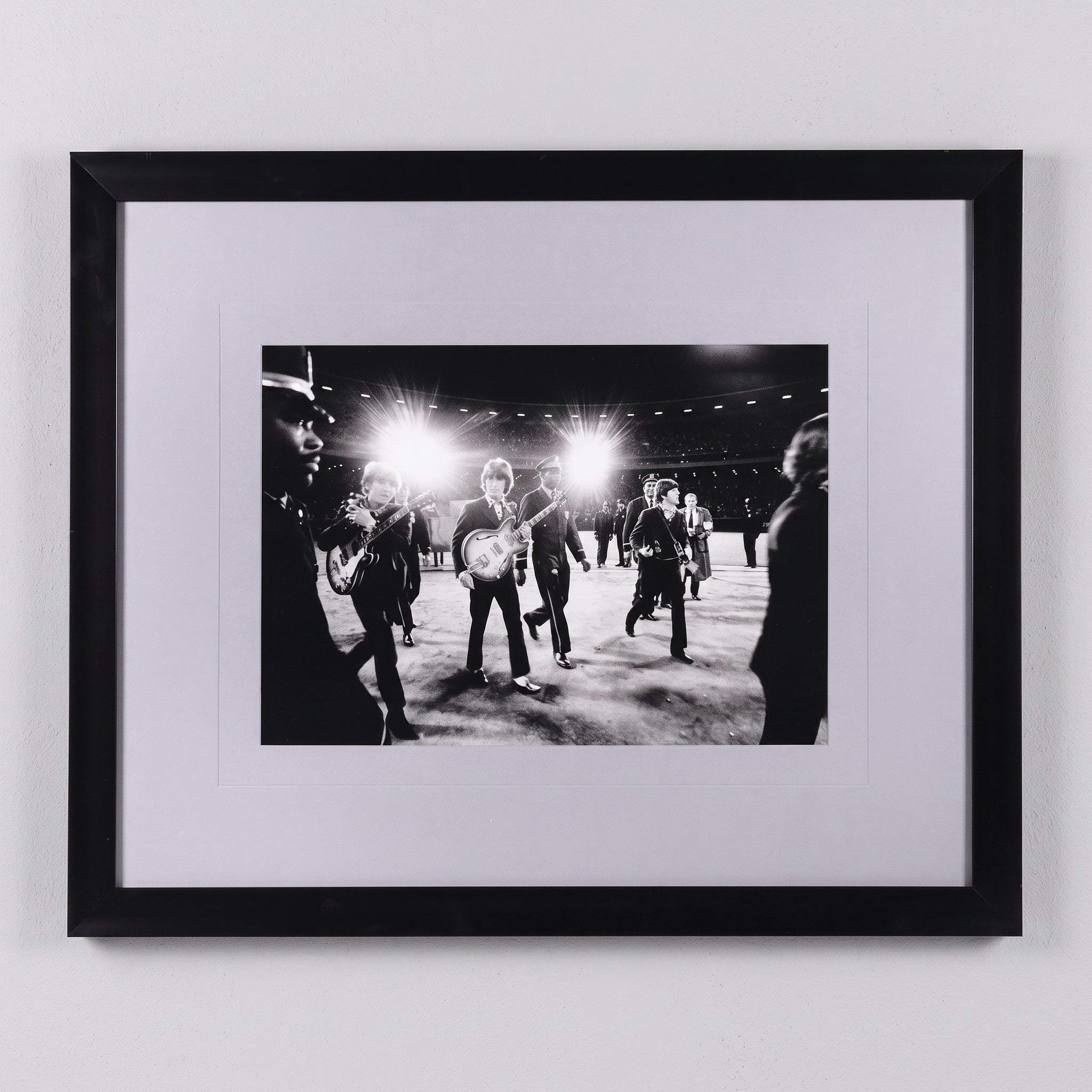 The Beatles at Candlestick Park (1966) — Jim Marshall — Framed Print (RC16638)