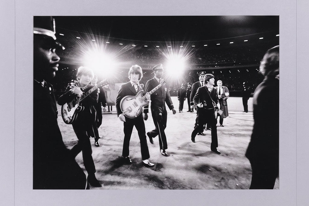 The Beatles at Candlestick Park (1966) — Jim Marshall — Framed Print (RC16638)