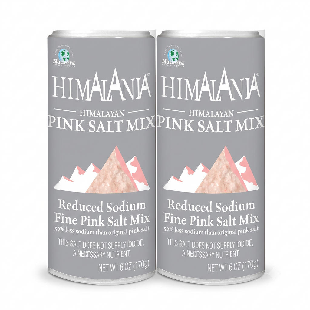Natierra Himalania® Reduced Sodium Fine Pink Salt Shaker – 6 oz