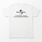 Universal Music Latin Entertainment Logo T-Shirt - White Crewneck - Size L (Large)