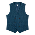 Domenico Tagliente Double Breasted Plaid Vest  made in Italy- FGL902 - 50% OFF