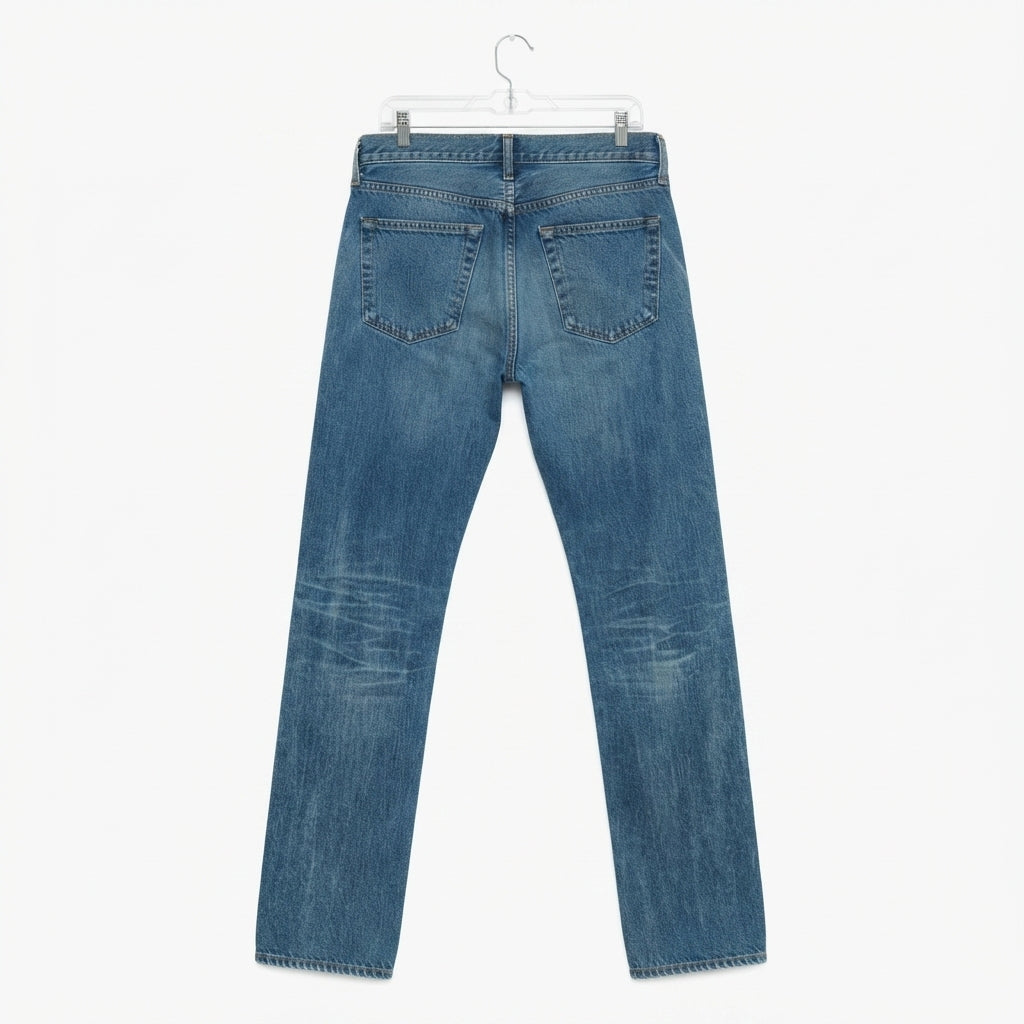 Vintage Distressed Straight Leg Jeans (Madewell)