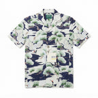 Gitman Bros. Vintage Crane & Pine Short Sleeve Shirt (XS)