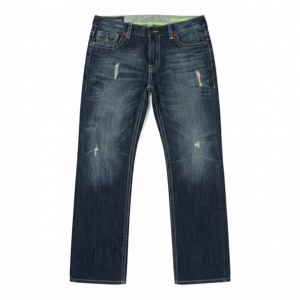 FIVE FOUR Distressed Denim Jeans (Size 36)