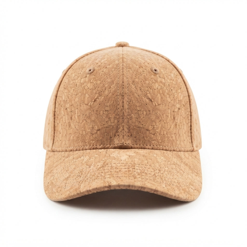 Five Four Natural Cork Baseball Cap - Adjustable Tan/Brown