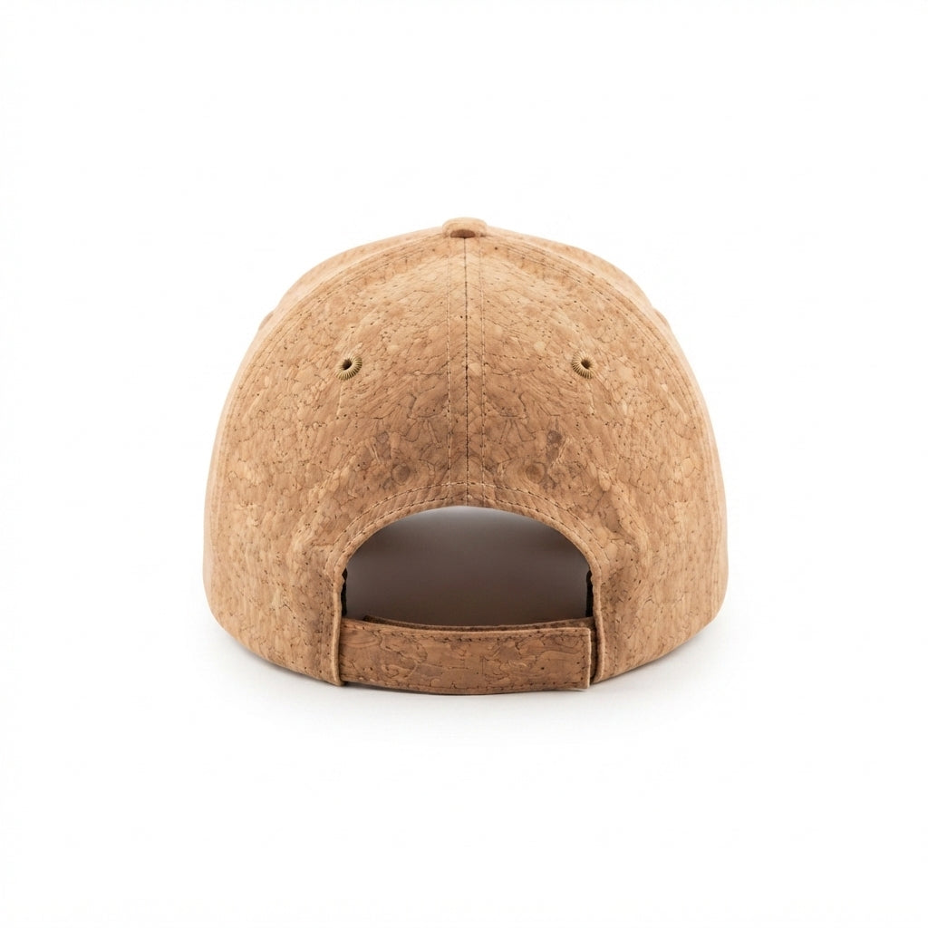 Five Four Natural Cork Baseball Cap - Adjustable Tan/Brown