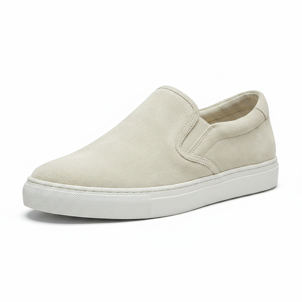 New Republic Venice Suede Slip-On Sneaker - Bone