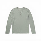 John Varvatos Star USA Light Grey Long Sleeve V-Neck Tee Size: 38-40