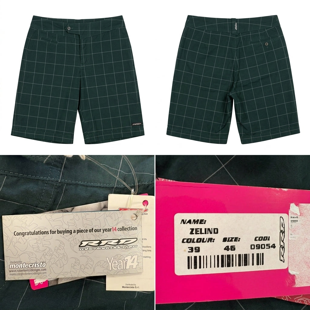 RRD Roberto Ricci Designs Zelind Windowpane Shorts - Year 14 Collection - Size IT 46