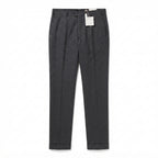 8 by Yoox Charcoal Flannel Pants (Size 56)