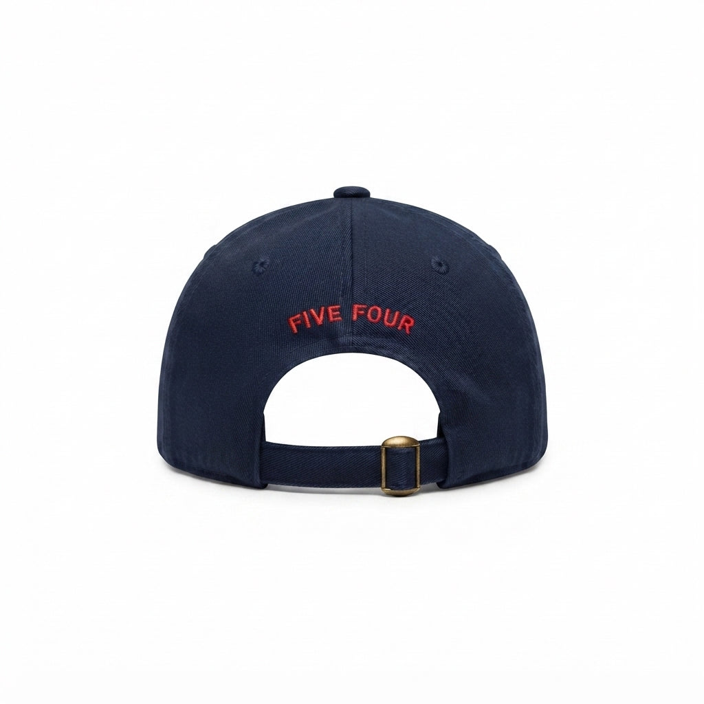 Five Four FF Logo Baseball Cap - Navy/Red