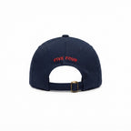 Five Four FF Logo Baseball Cap - Navy/Red