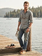 Rock & Republic Henley Distressed Denim Jeans (Made in USA)