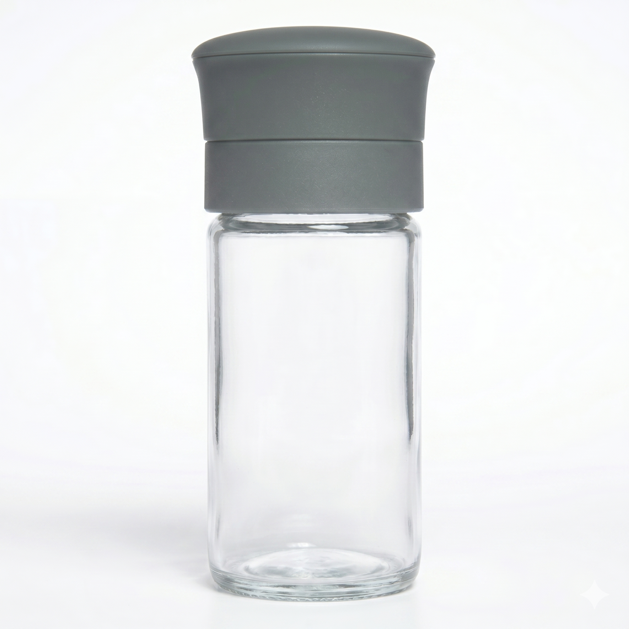 Glass Spice Jar with Grinder (3 oz) – Bulk Empty Bottles for Retail & Private Label