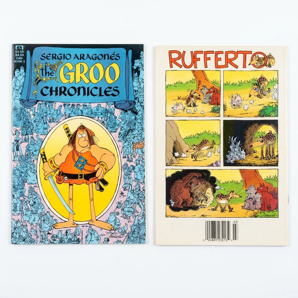 Groo Chronicles Book #3 (Vintage Epic Comics with Rufferto Back Cover)