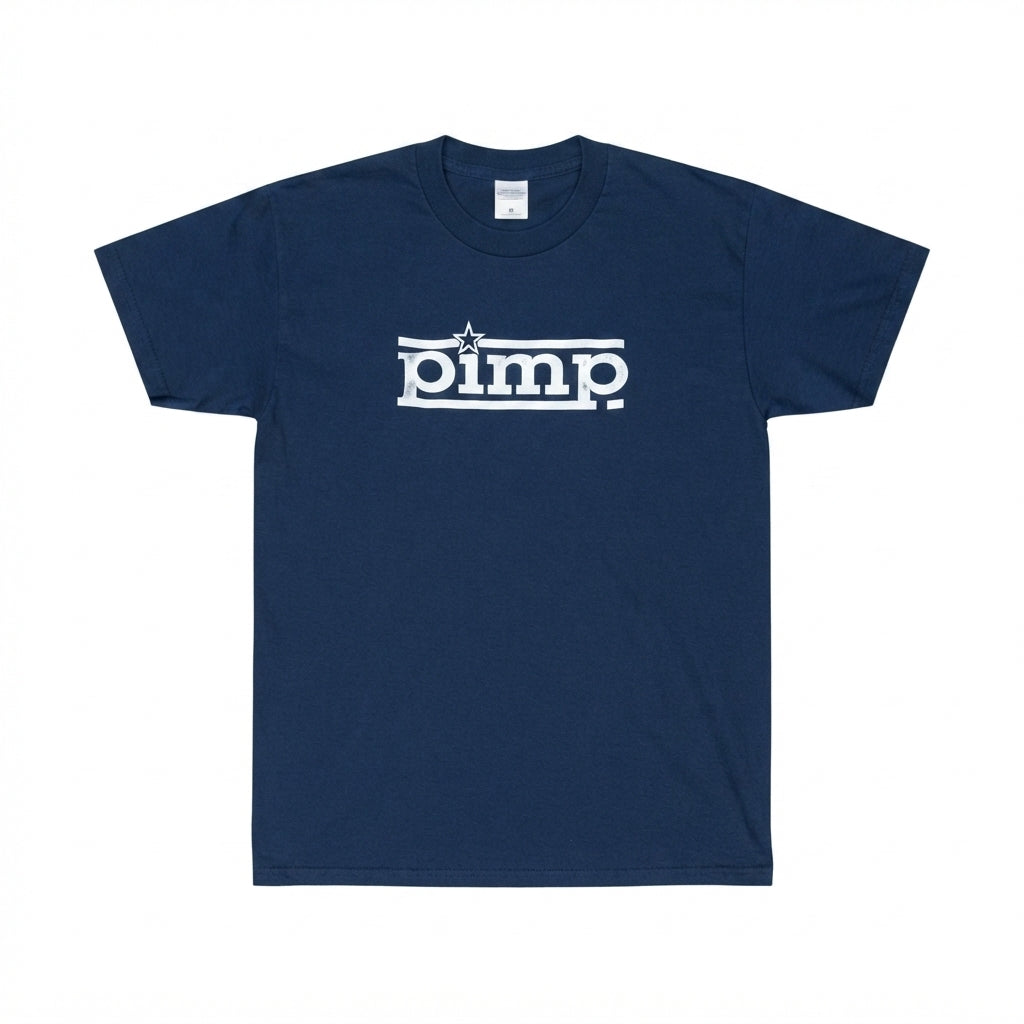 Pimp Gear Vintage Star Logo T-Shirt (Navy)