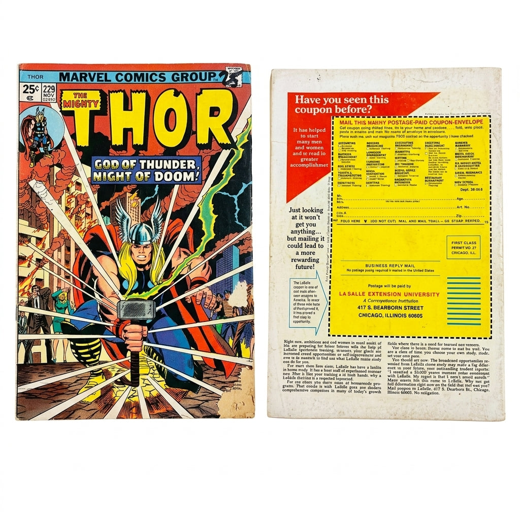 The Mighty Thor #229 (Marvel Comics - Vintage Comic with La Salle Ad)