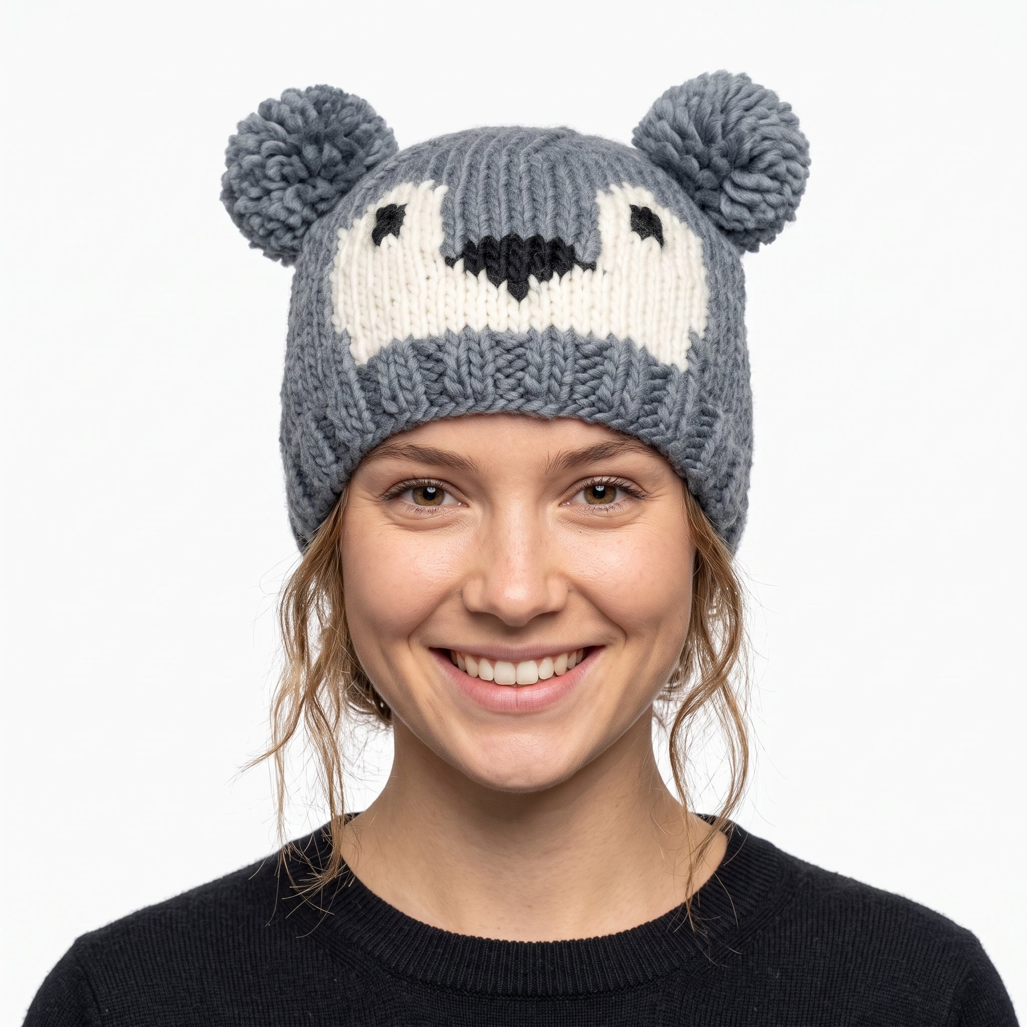 San Diego Hat Company Women's Koala Pom Beanie