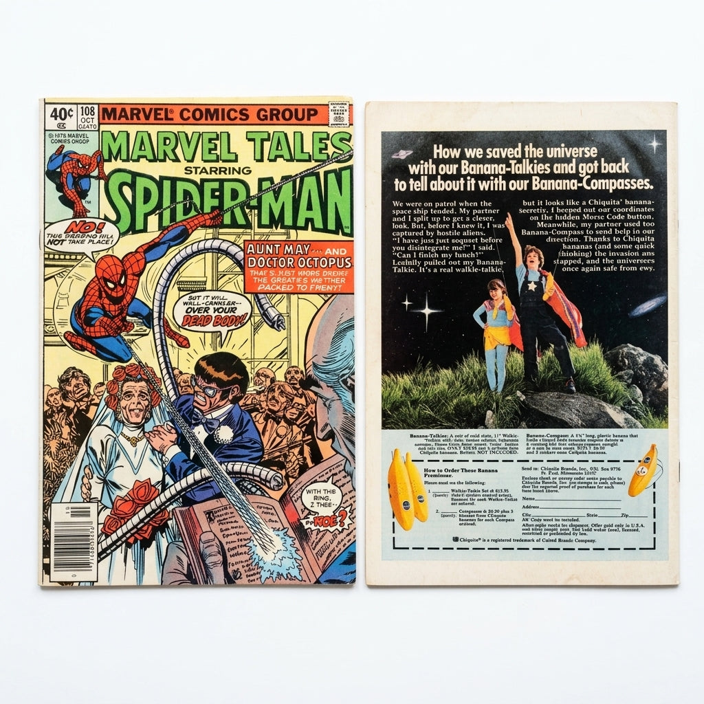 Marvel Tales #108 & Vintage Chiquita Banana Ad (Silver Age)