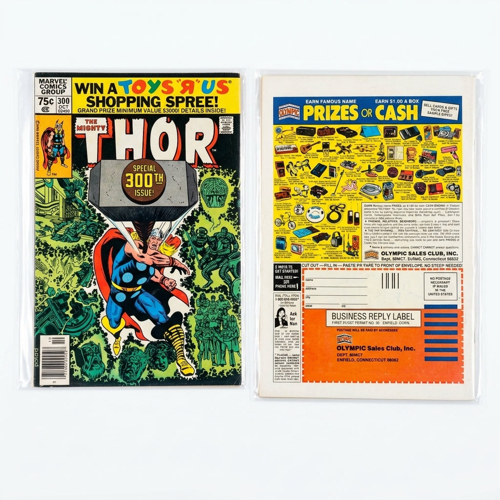 The Mighty Thor #300 (Vintage Marvel Comics - 300th Issue)