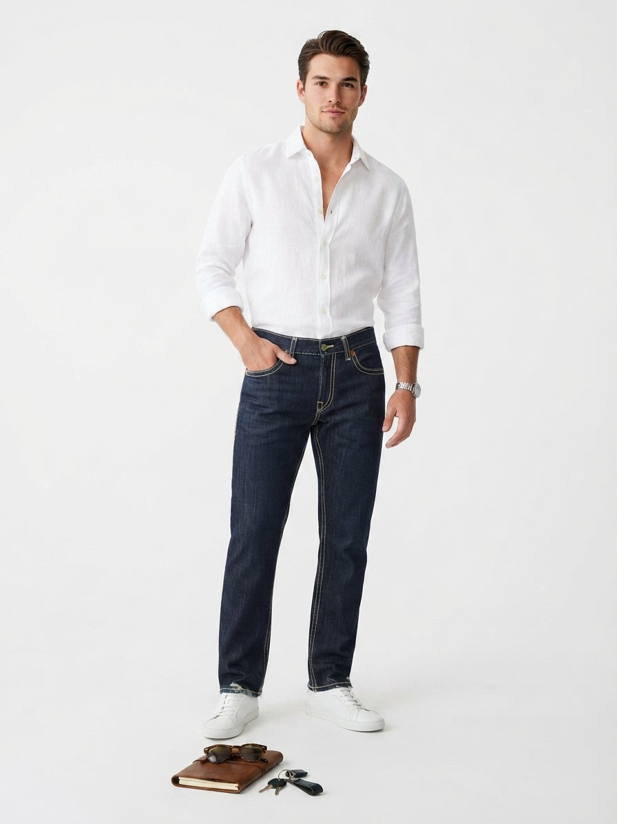 FIVE FOUR Vintage Straight Leg Jeans (Size 40)