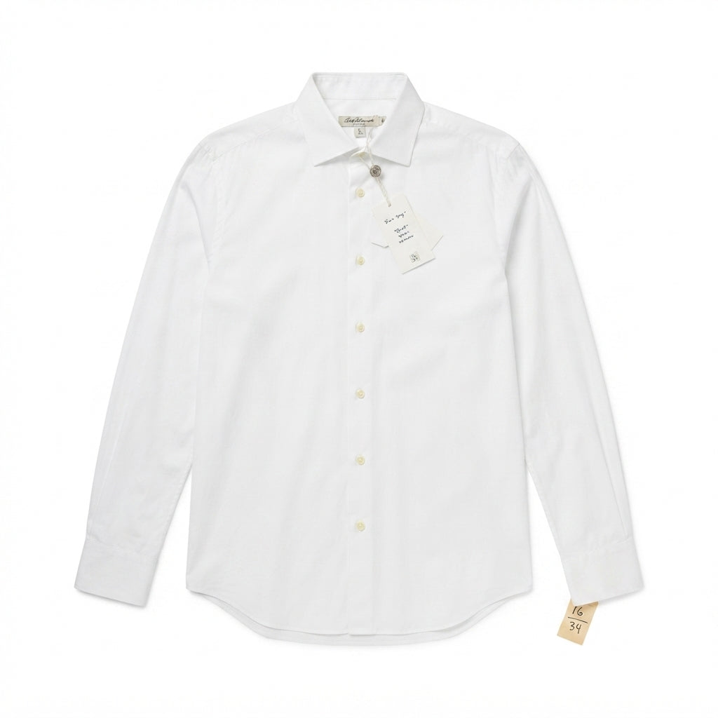 Etro Ben Etro Essere White Button-Up Shirt (16.5/34)