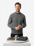 Ballantyne Derby Grey Cashmere Pullover (Size 58)