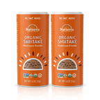 Natierra Organic Shiitake Mushroom Powder – Superfood Seasoning (1.8 oz Shaker)