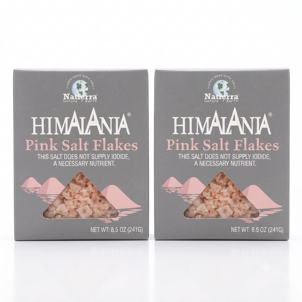 Natierra Himalania® Himalayan Pink Salt Flakes – 8.5 oz