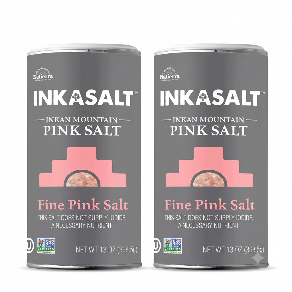 Natierra Himalania® Fine InkaSalt Pink Salt Shaker – 13 oz (368g)