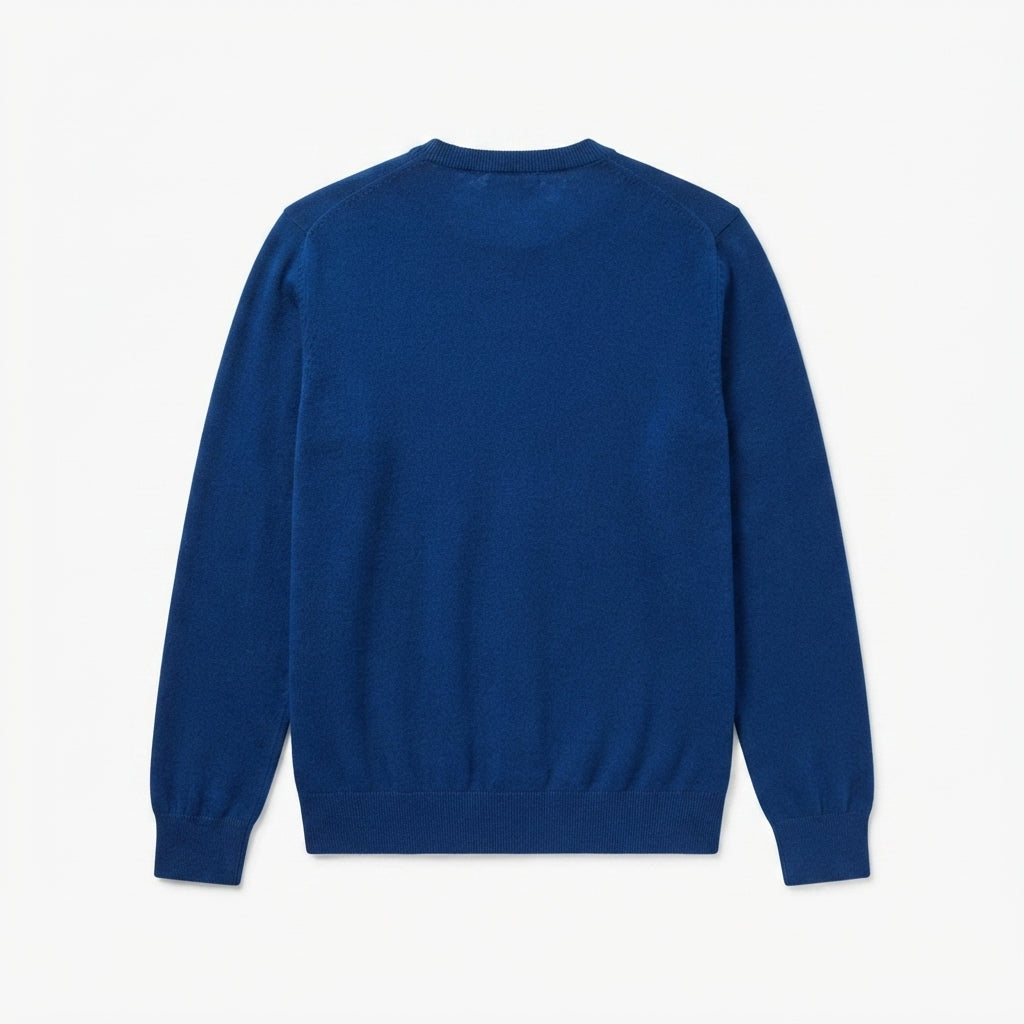 Rubinacci Napoli Blue Knit Sweater Large