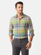 Polo Ralph Lauren Madras Plaid Shirt (Size XLT)