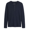 ATM Anthony Thomas Melillo Classic Jersey Long Sleeve Henley - Midnight