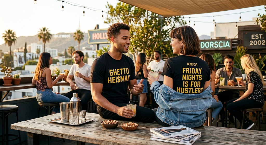 Ghetto Heisman Dorscia Friday Nights Is For Hustlers T-Shirt (Size M)