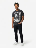 Vintage Free OJ Not Guilty Mugshot T-Shirt (Black)