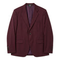 8 BY YOOX Men's Italian Single-Breasted Blazer - Burgundy