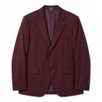 8 BY YOOX Men's Italian Single-Breasted Blazer - Burgundy