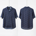 Albam Panama Short Sleeve Shirt - Navy Print