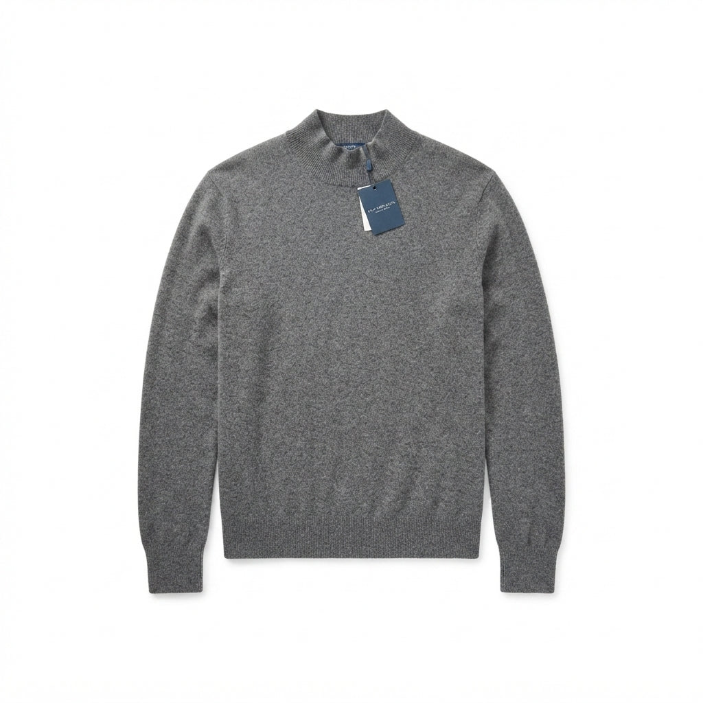 Ballantyne Derby Grey Cashmere Pullover (Size 58)