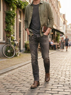 J Brand x Citizens of Humanity Faded Black Skinny Jeans
